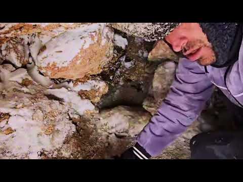 Alone in the Most Brutal Blizzard Building a Stone House to
