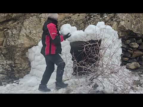 Alone in a Killer Snowstorm How I Built a Snow Cave to Stay