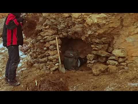 Trapped in a Deadly Blizzard Surviving Alone Under a Rock