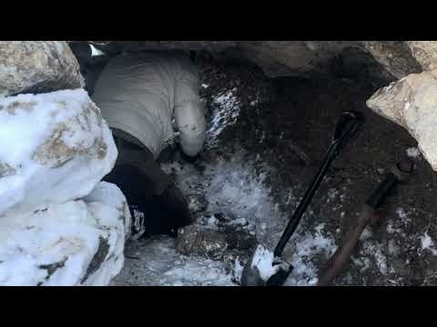 A Secret Stone House on the Frozen Mountain Survival in