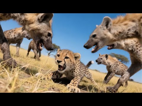 Surrounded Young Cheetah s Brave Last Stand