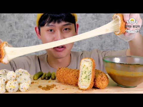 포방터 치즈돈까스 직접만들어봤어요 Cheese pork cutlet MuKBang