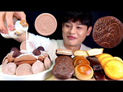 ASMR 밤 디저트 먹방 밤몽쉘 밤양갱 밤케이크 밤빈츠 밤카스타드 밤만쥬 밤샌드 먹방 Chestnut