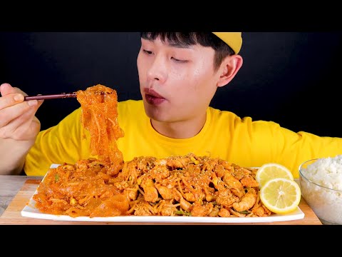 매콤한 알찜에 중국당면을 넣어준비했어요 Steamed Eggs with China Noodles