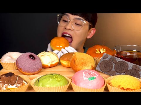 ASMR 달달구리 샐리스 도넛 수제 쿠키 초콜릿 먹방 Donut Party Handmade Cookie