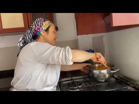 Şömineli soba üstünde 3 farklı tat GÖZLEME