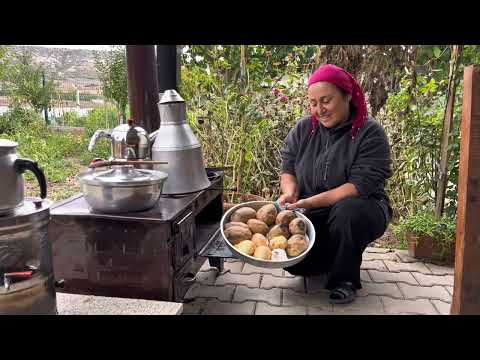 Kuzineli Sobada Madımak Pişirdik Fırında Patates