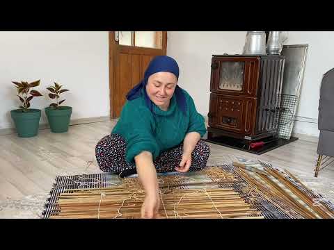 Geleneksel Pekmezli Haside Tatlısı Hasır Otundan Peynir