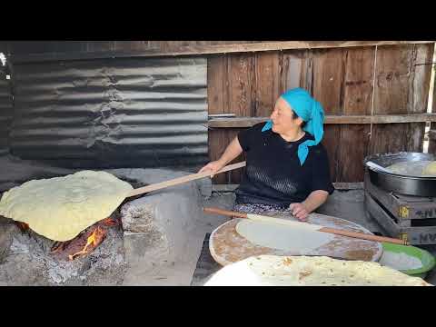 KÖZDE YUFKA EKMEĞİ BİBER KÖZLEME KÖY İŞLERİ BAŞLADI
