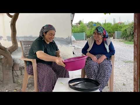 İŞLER BAŞLAMADAN EKMEĞİMİZİ YAPALIM KÖY YAŞAMININ TELAŞLARI