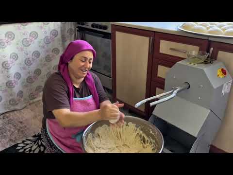 Tandırda ekşi mayalı köy ekmeği Kızımla kendime 500 TL ye