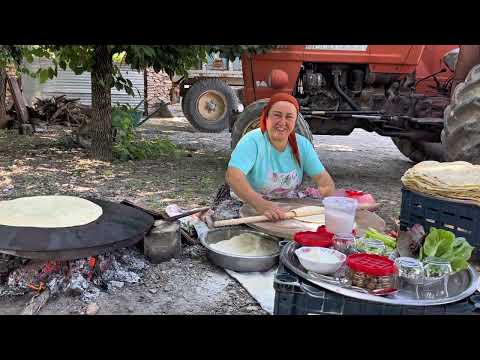 Yufka Ekmek Yapıyoruz Kahvaltıya Sıcak Ekmek Yağladım