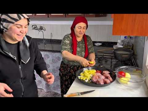 Çocuklarımın kırsalda topladığı çiğdemden sütlaç yapımı