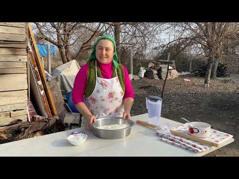 AÇIK HAVADA OCAK BAŞINDA LAVAŞ EKMEĞİ TANTUNİ