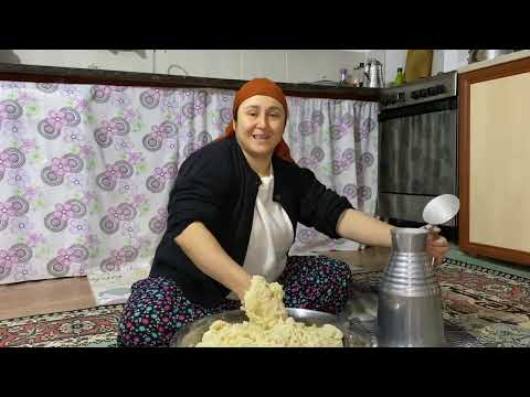 Ekşili Ekmek Yapımı İki sac arasında Karnabahar Yemeği