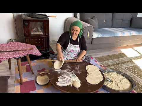 Eski köy usulü BAZLAMA Adıyaman da her sabah erkenden