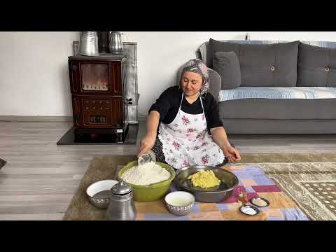 Oğlumun ve gelin kızımın evindeyiz Patatesli mayalı top