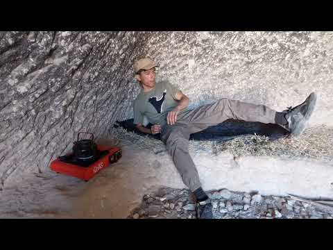 Camping and exploring ancient caves and the secrets of