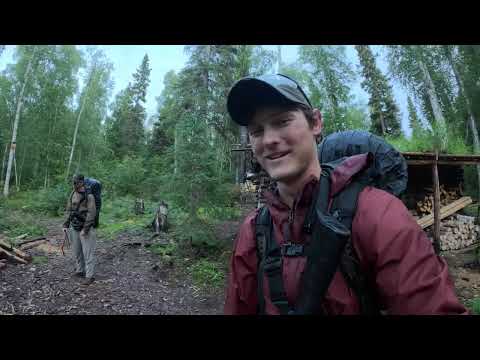 Alaska Fall Starting a New Cabin Sheltering from River s