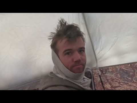 Hot Tent Camping in the Hottest of Hot Tents