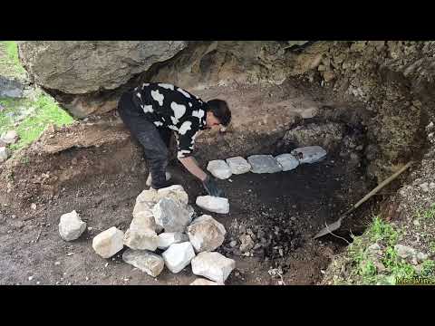 Surviving Inside a Hidden Rock Shelter With My Dog