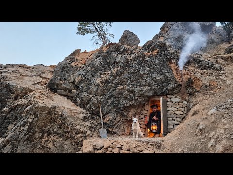 I Turned a Mysterious Cave Into a Hidden Survival Home