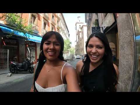 Dos Venezolanas recorriendo Madrid