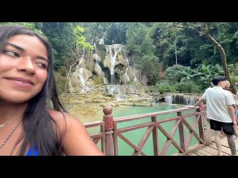 DESCUBRIENDO PARAISOS DE LAOS KUANG SI WATERFALL Y LUANG