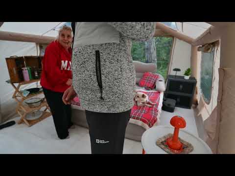 Ormanın Ortasında 2 Odalı Çadır ve Açık Hava Sineması