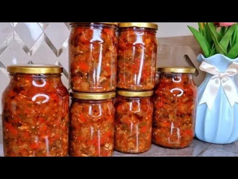 БОЖЕ МОЙ КАК ЖЕ ЭТО ВКУСНО БАКЛАЖАНЫ НА ЗИМУ СУПЕР РЕЦЕПТ