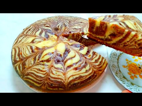 ПИРОГ ЗЕБРА БЕЗ ДУХОВКИ МУКА КЕФИР и ЯЙЦА БЫСТРЫЙ ПИРОГ НА