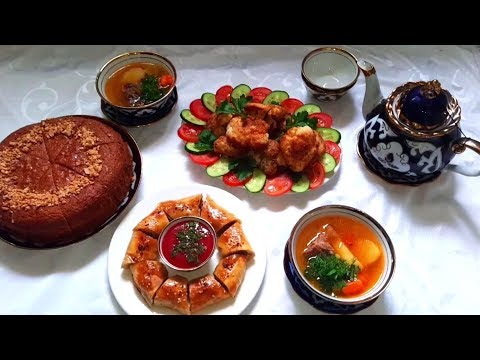 МЕНЮ ДЛЯ ИФТАРА РАМАДАН ИФТОРЛИК УЧУН ТАОМНОМА
