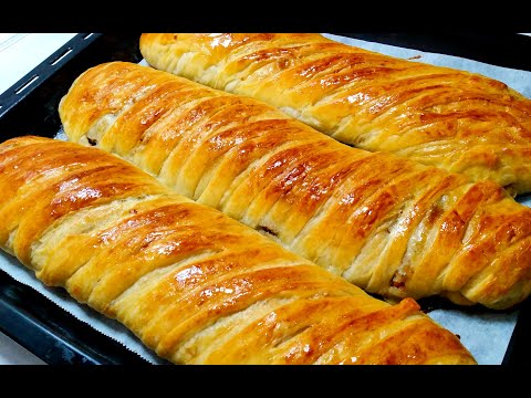 ЭТО ТАК ВКУСНО ДАЖЕ ОСТЫТЬ НЕ УСПЕЕТ СЫТНЫЙ РУЛЕТ С НАЧИНКОЙ