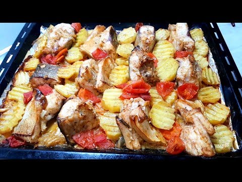 РЫБА В ДУХОВКЕ ИФТОРЛИККА ДУХОВКАДА БАЛИК ПИШИРИБ КУРИНГ