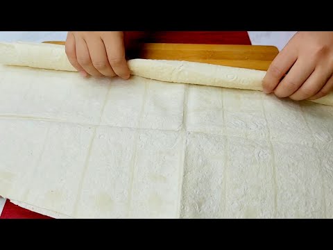 БЕРУ ОБЫЧНЫЙ ЛАВАШ а ПОЛУЧАЕТСЯ ТАКАЯ ВКУСНЯТИНА ОЧЕНЬ