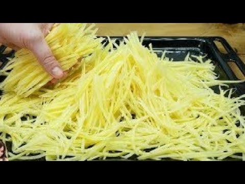Просто натрите 3 картофелины добавьте 3 яйца Вкусный рецепт