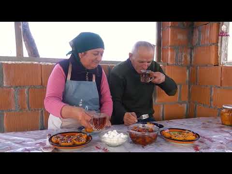 Making Pumpkin Pilaf and Pumpkin Dessert in my Grandma s