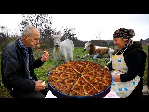 One Day Of Grandma and Grandpa in the Mountain Village MOST