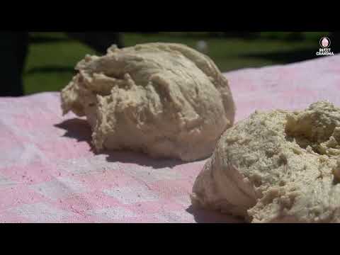 Traditional Azerbaijani Tandoor Bread Dry Meat Soup Making