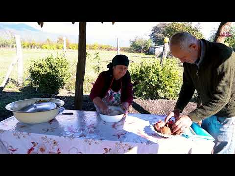 Sweet Grandma and Grandpa Made Dog Food Caring for Homeless