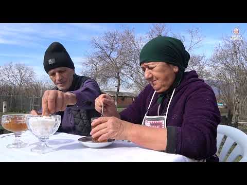 Village Life in Azerbaijan Baking Tandoori Bread with Meat