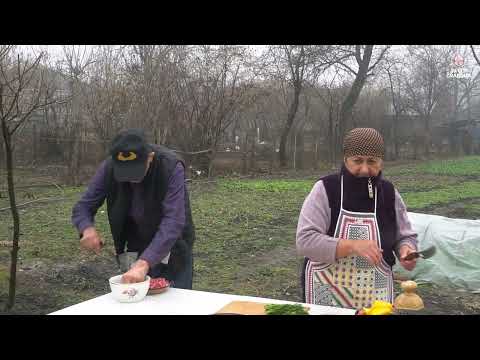 Sweet Grandma Cooking Meat Cheese Stuffed Mushrooms