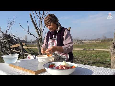 Lavash with Meat Napoleon Cake Lonely Grandma and Grandpa