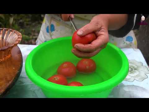 Grandma Makes Traditional Foods in CAUCASIAN Village