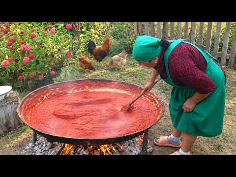 How Tomato Sauce Is Made In Azerbaijan Homemade Organic