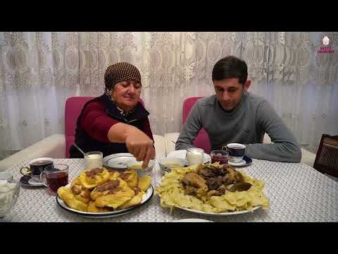 Traditional CAUCASIAN MEAL Cow head And Khinkali Special