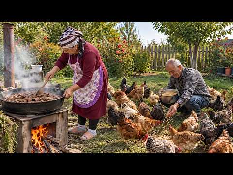 Rustic Garden Dinner Authentic Village Cooking in Azerbaijan
