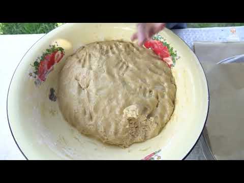 Grandma Bakes Homemade Cookies and Cakes with Jam Syrup