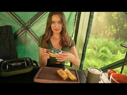 My Car Crashed Camping Alone in the Calm Forest ASMR