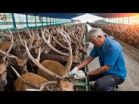 China Deer Farm for Antler Farmer Make 80 Million USD From